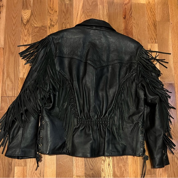 2x Lady’s Leather Jacket Awesome Bikers heavy.    Very nice really heave - Picture 8 of 14